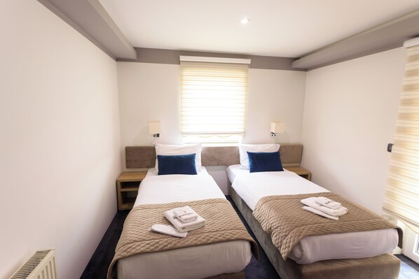 Habitació amb dos llits individuals clàssica | Roba de llit hipoal·lergògena, minibar i caixa forta a l'habitació