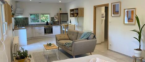 1 غرفة نوم وواي فاي مجانًا وملاءات أسرّة