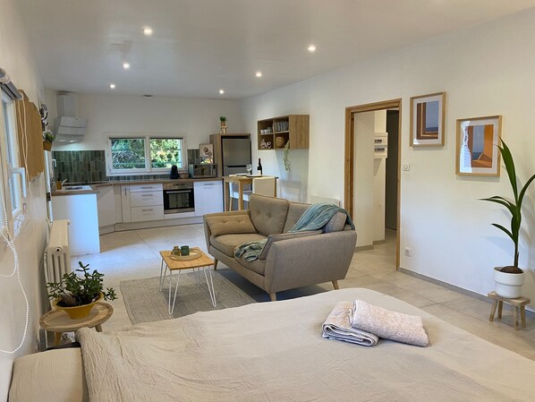 1 Schlafzimmer, kostenloses WLAN, Bettwäsche