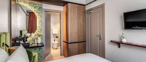 Chambre Ă©conomique double | Minibar, coffre-fort, systĂšme dâinsonorisation