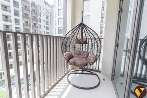 Luxury Apartment, Balcony, City View | Iron/ironing board, free WiFi