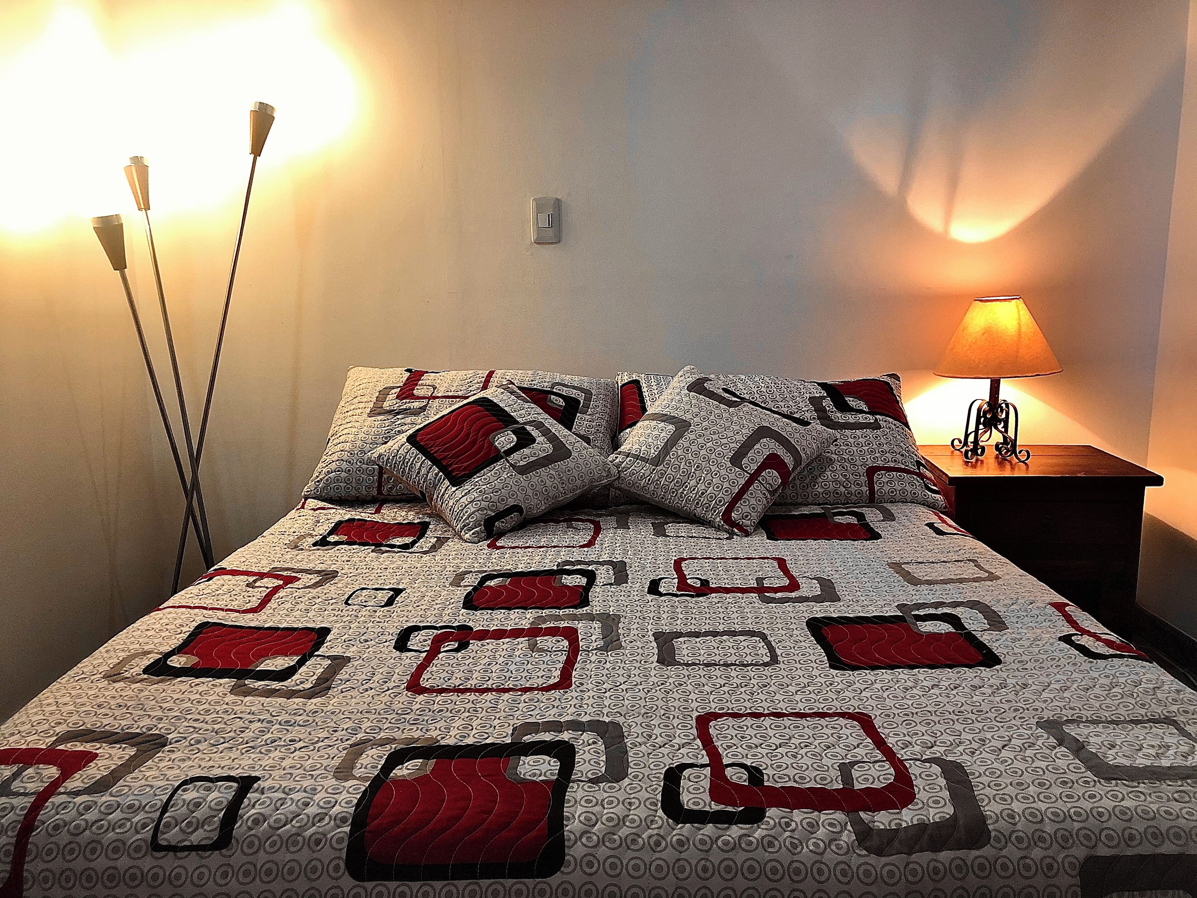 1 bedroom, iron/ironing board, internet, bed sheets
