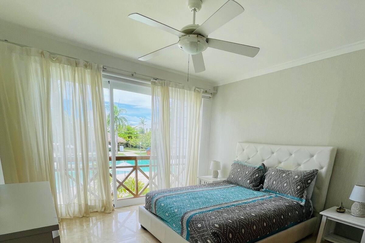 Apartment, Pool View | Iron/ironing board, WiFi (free)
