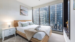 2 chambres, accĂšs au Wi-Fi (inclus), literie fournie