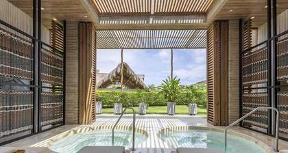 Coastal villa w/ dock access & pools