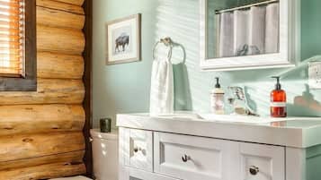 Hair dryer, towels