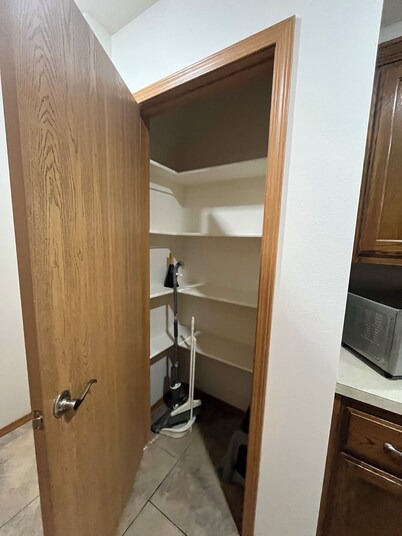 Upscale home with high end furnishings and memory foam king bed.  2 car garage