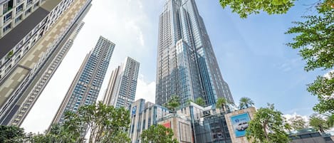 Façade de l’hébergement