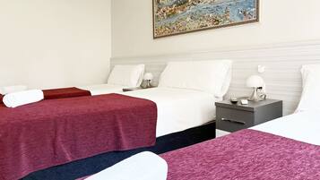 Habitació triple econòmica, 3 llits individuals, vistes a la ciutat | Wifi gratuïta