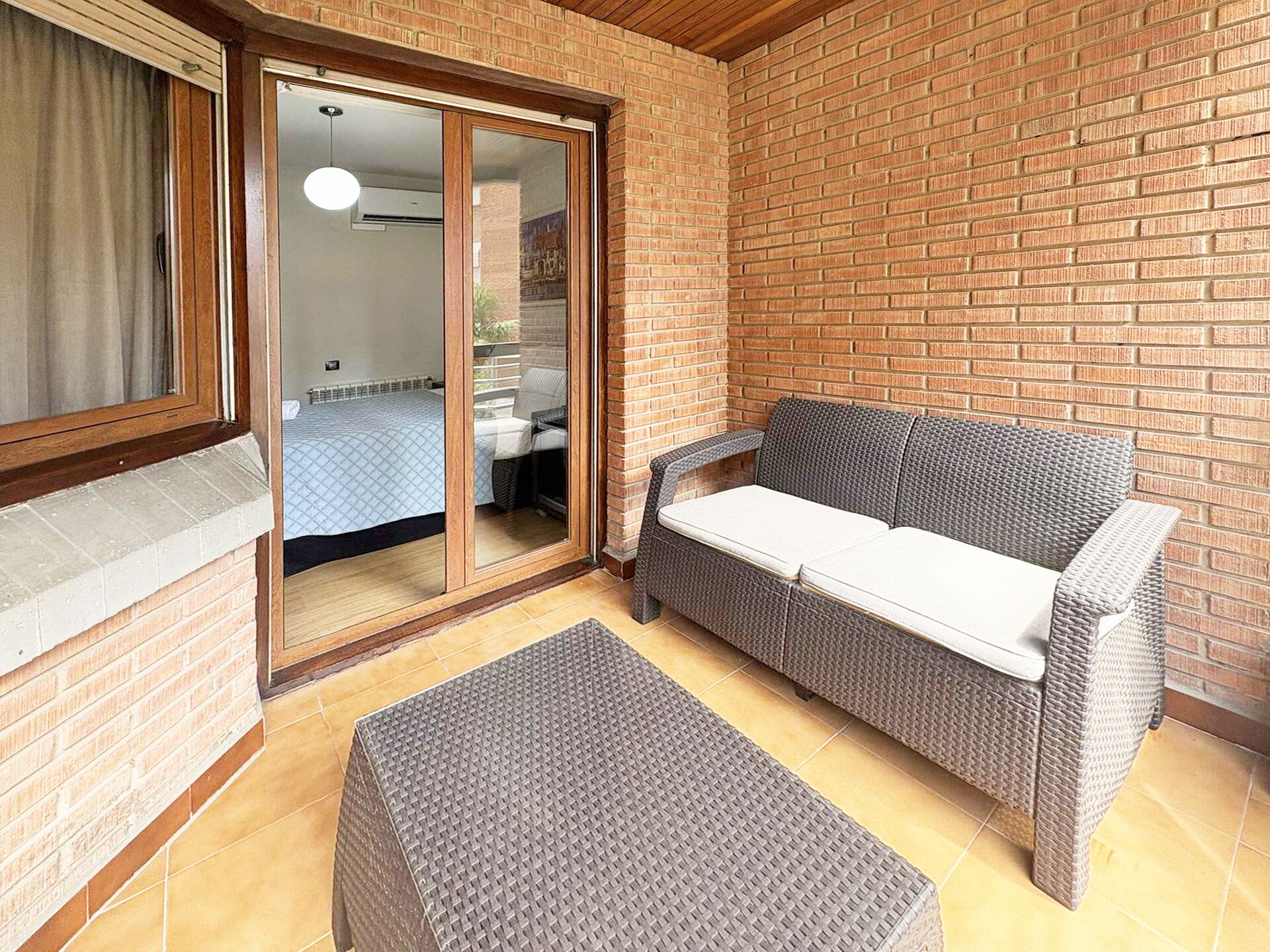 Economy tweepersoonskamer, niet-roken, uitzicht op de stad | Terras