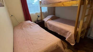Family Cabin, Patio, Garden View | Laptop workspace, iron/ironing board, free WiFi