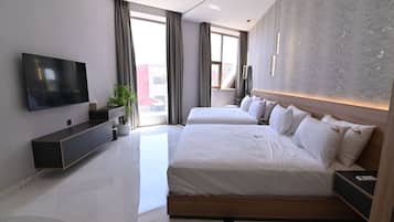Suite Deluxe | Ropa de cama de alta calidad, colchones Tempur-Pedic, minibar