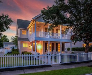 Exterior - Luxury home with outdoor theater, hot tub, family amenities — 0.8 mi to Old Town (Bluffton)