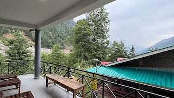 华丽双人房, 阳台, 山景 | 露台