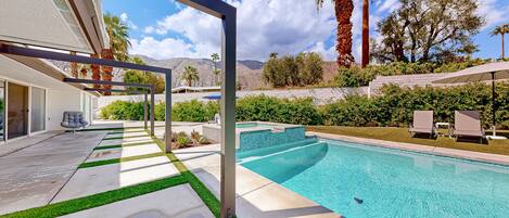 Indoor pool, a heated pool