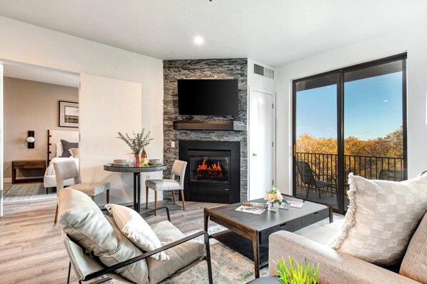 Condo (4 Bedrooms) | Living room | 55-inch TV with digital channels