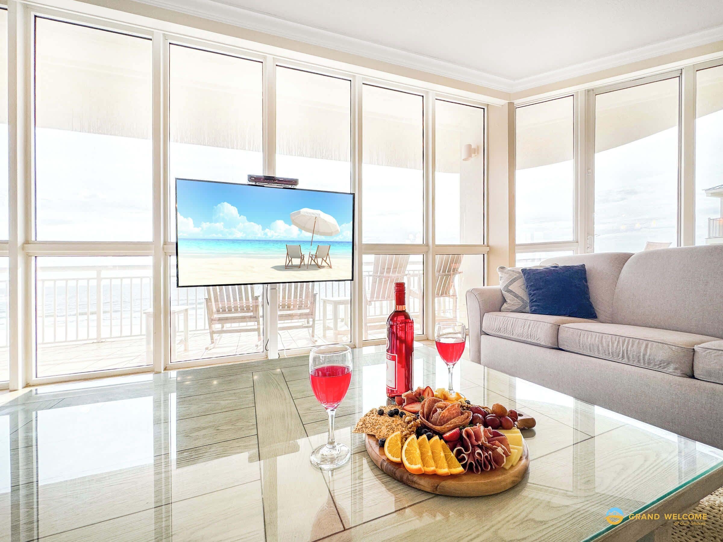 Condo, Multiple Beds, Pool Access, Ocean View (Oceania 2) | Living area