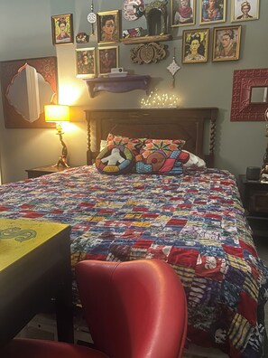2 habitaciones, tabla de planchar con plancha, wifi y ropa de cama 