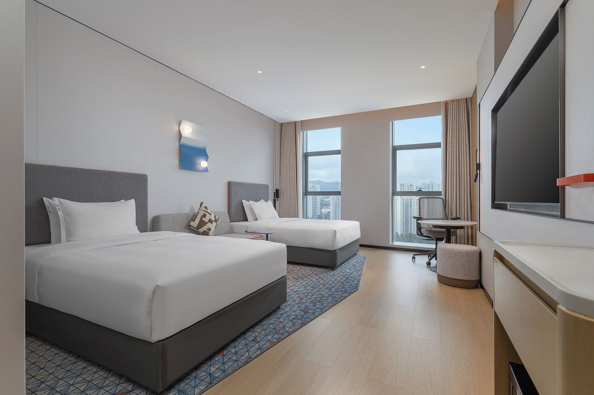 Chambre Standard, 2 lits doubles