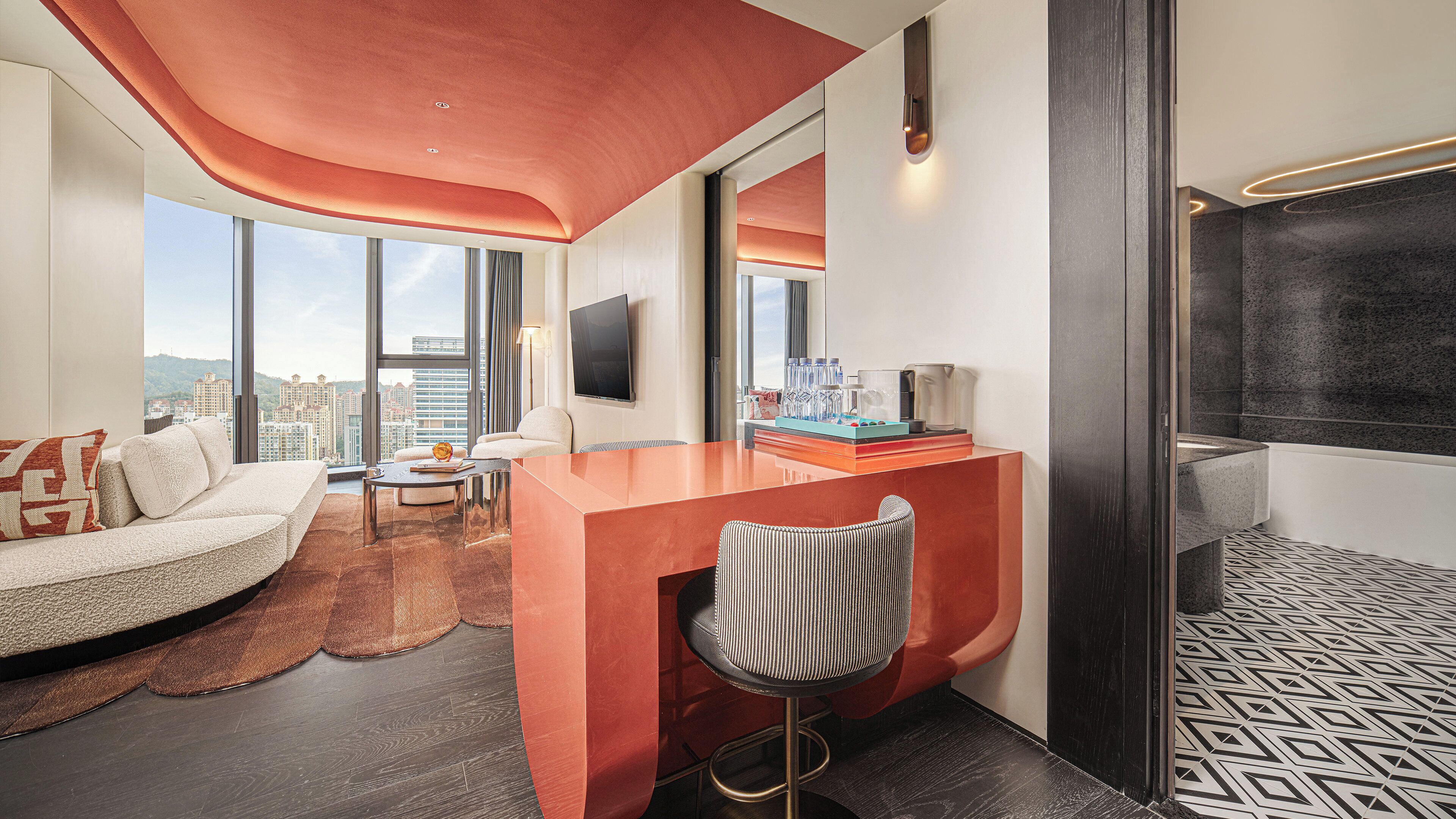 Suite, 1 Bedroom | Minibar, in-room safe, soundproofing, iron/ironing board