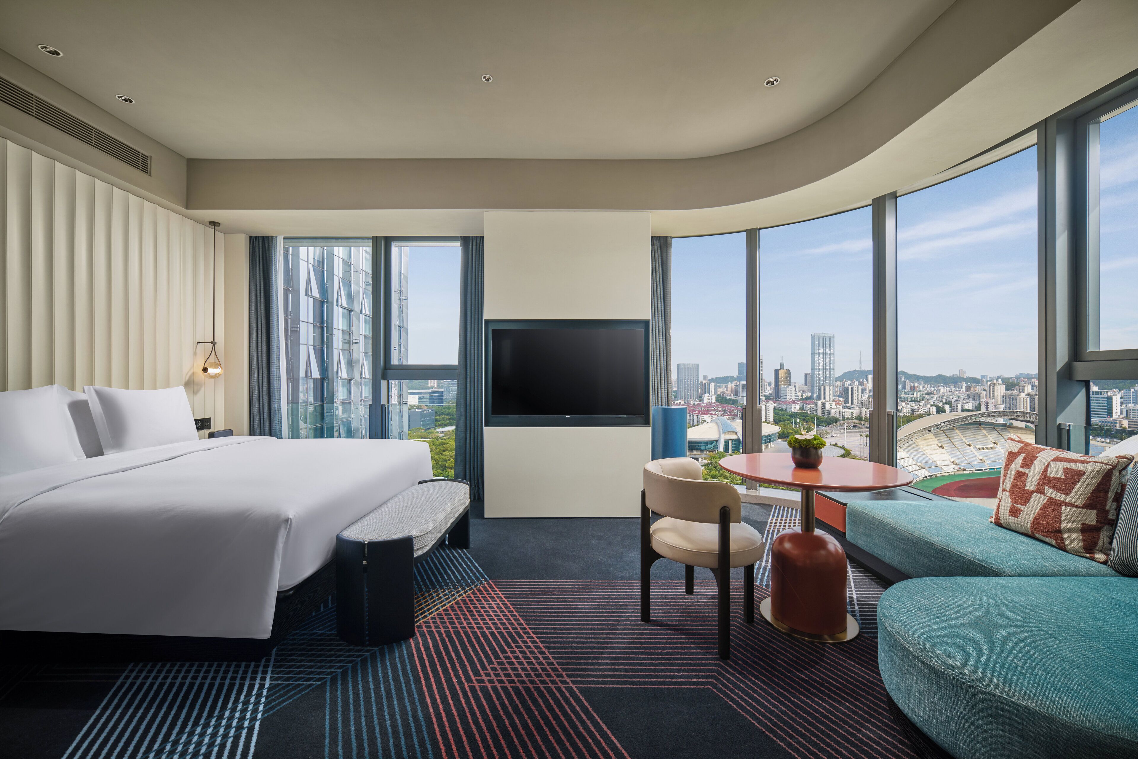 Rom – premium, 1 kingsize-seng | Minibar, safe på rommet, individuelt dekorert og strykejern/-brett