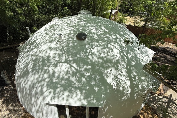 Monolithic Dome Home from above.