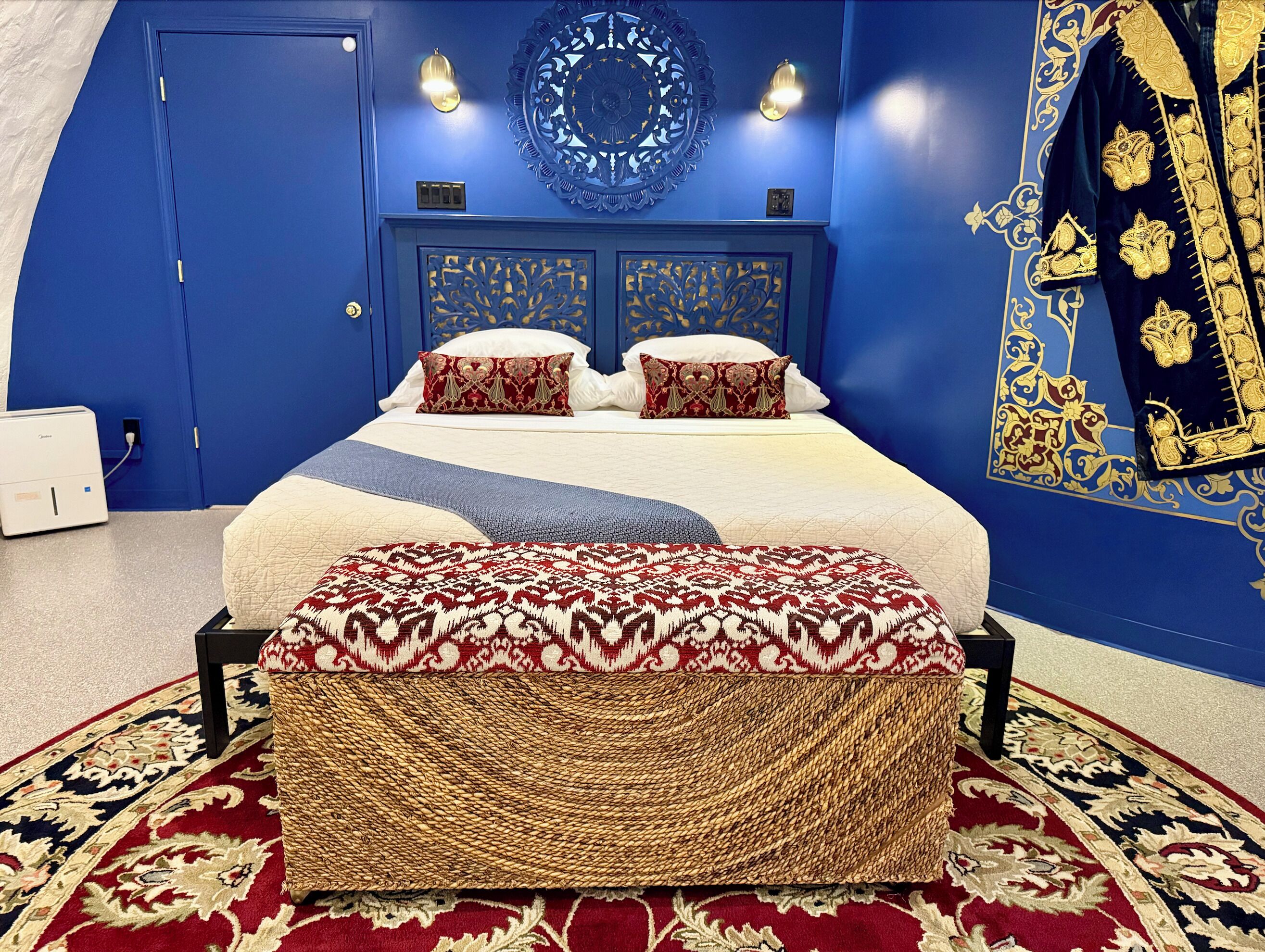 1 slaapkamer, een strijkplank/strijkijzer, gratis wifi, beddengoed