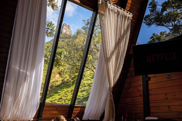 Comfort Chalet | Private spa tub