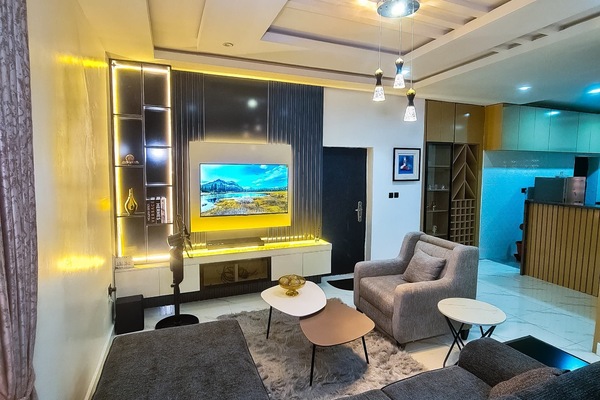 Apartment, Balcony, City View | Living area