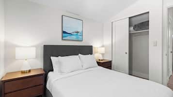 2 chambres, fer et planche à repasser, Wi-Fi, draps fournis