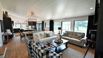 House, Multiple Beds, Hot Tub (The Namakagon Lakehouse) | Living area