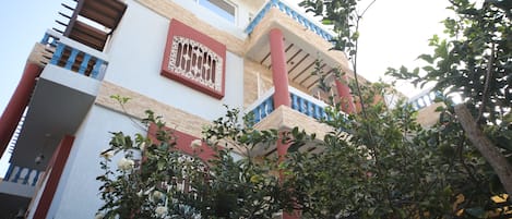 Façade de l’hébergement