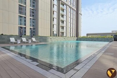Modern In JVC With Balcony Pool & Gym
