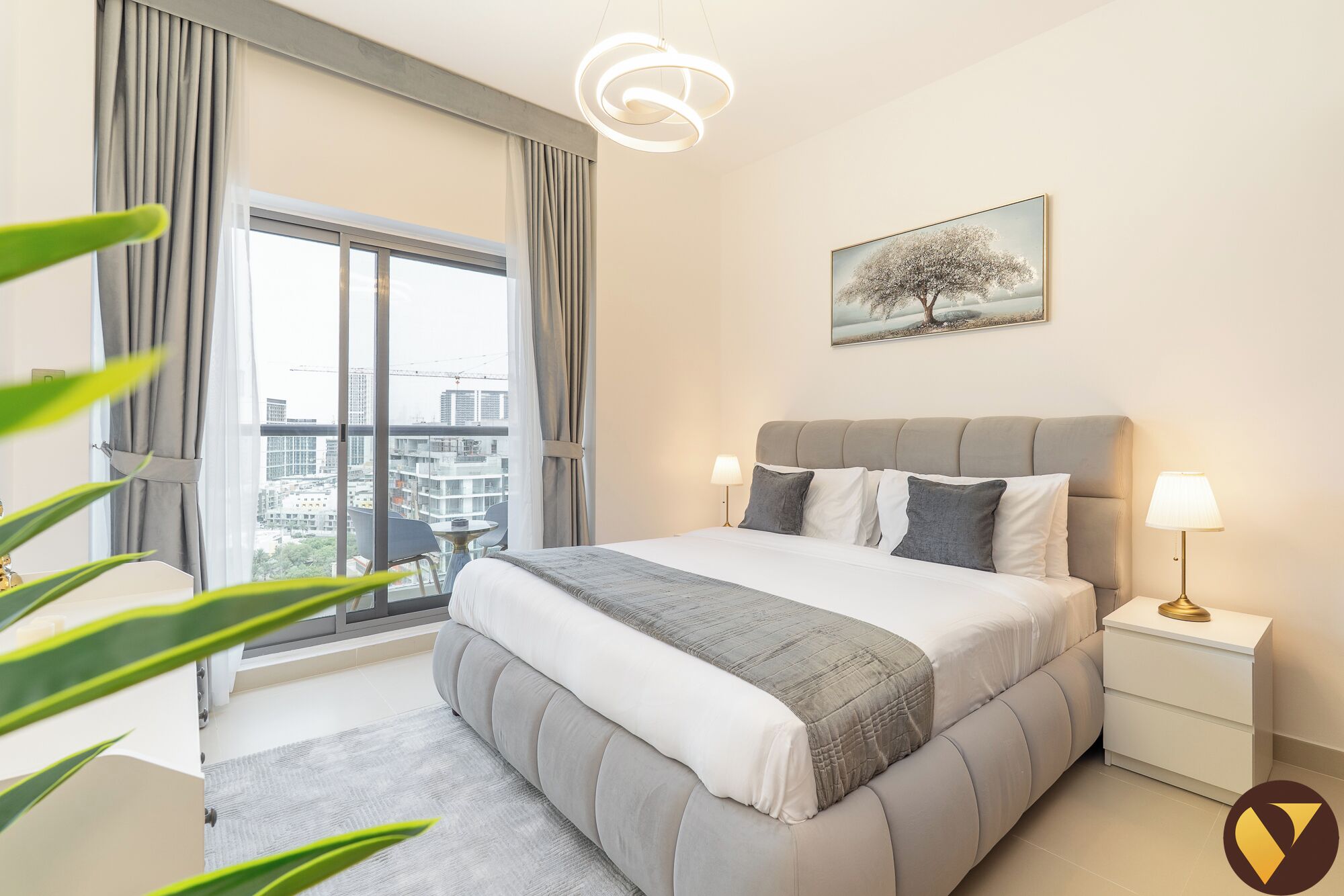 Departamento de lujo, balcón, vista a la ciudad | Tabla de planchar con plancha, cunas, wifi gratis y ropa de cama 