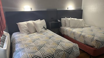 Free WiFi, bed sheets