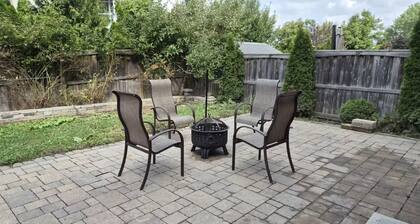 Fully furnished 1-bedroom suite Ground level unit, detached home with patio door