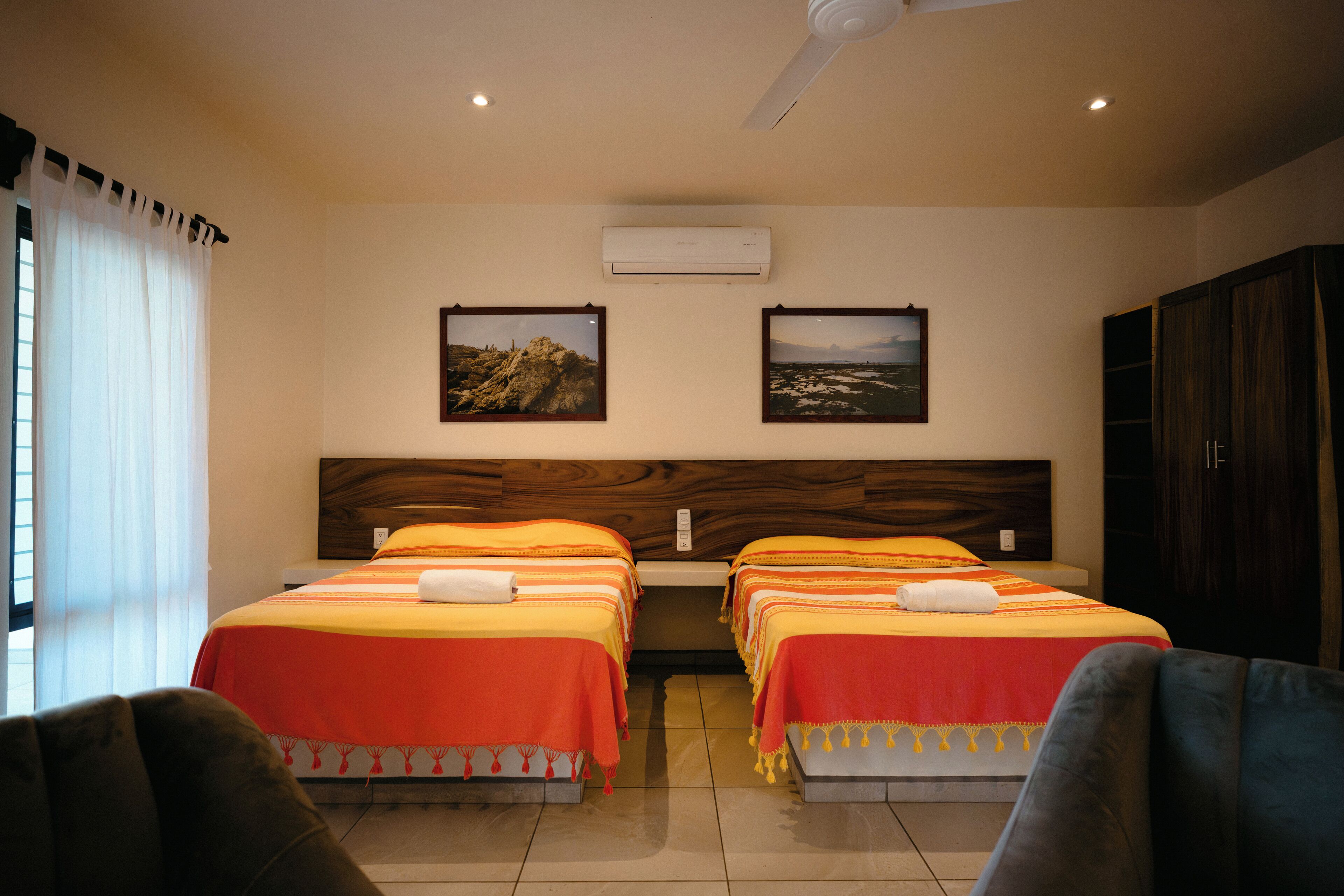 双人房, 海景 | 客房内保险箱、办公桌、免费 WiFi