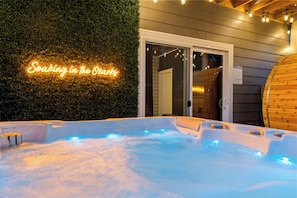 Indoor pool, outdoor pool