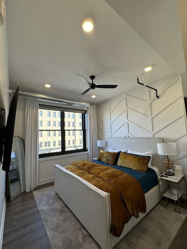 1 makuuhuone, silitysrauta/-lauta, vauvan matkasänky, ilmainen Wi-Fi