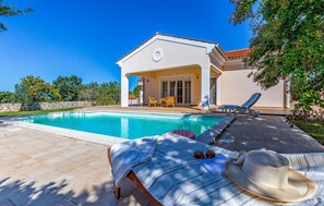 Una piscina riscaldata