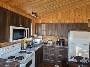 Microwave, oven, stovetop