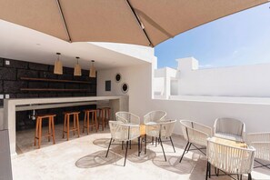 Apartment, 1 Bedroom, Garden View | Dining room - Modern and Bright Rooftop Pools gym Cowork (Tulum)