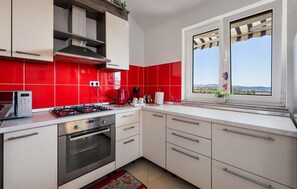 Refrigerador, horno, placa de cocina, lavavajillas