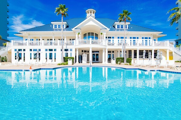 Indoor pool, outdoor pool