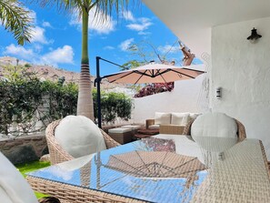 Casa, 3 habitaciones, fumadores, terraza | Terraza o patio
