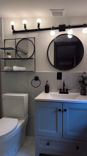 Towels, soap, toilet paper