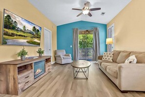 TV - Quiet 2BR with golf course views in River Oaks (Myrtle Beach)