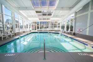 Indoor pool, a heated pool - Beautiful Two-Story Condo Steps From The Beach! (Myrtle Beach)