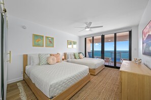 2 bedrooms, desk, free WiFi, bed sheets - CBC 1-9F -Gulf front condo with amazing views and a heated Pool! (Clearwater Beach)