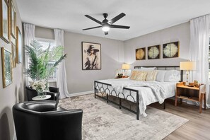 3 bedrooms, iron/ironing board, WiFi, bed sheets